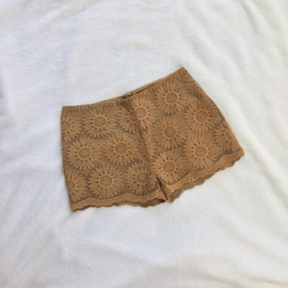 Altar’d state high-waisted floral shorts