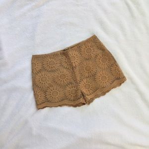 Altar’d state high-waisted floral shorts