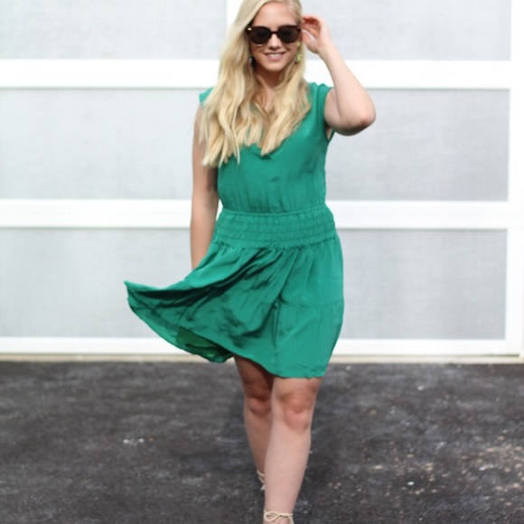 Green J. Crew Dress Size 4 - Picture 6 of 6