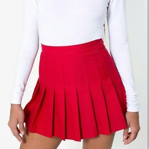American Apparel Gabardine Tennis Skirt