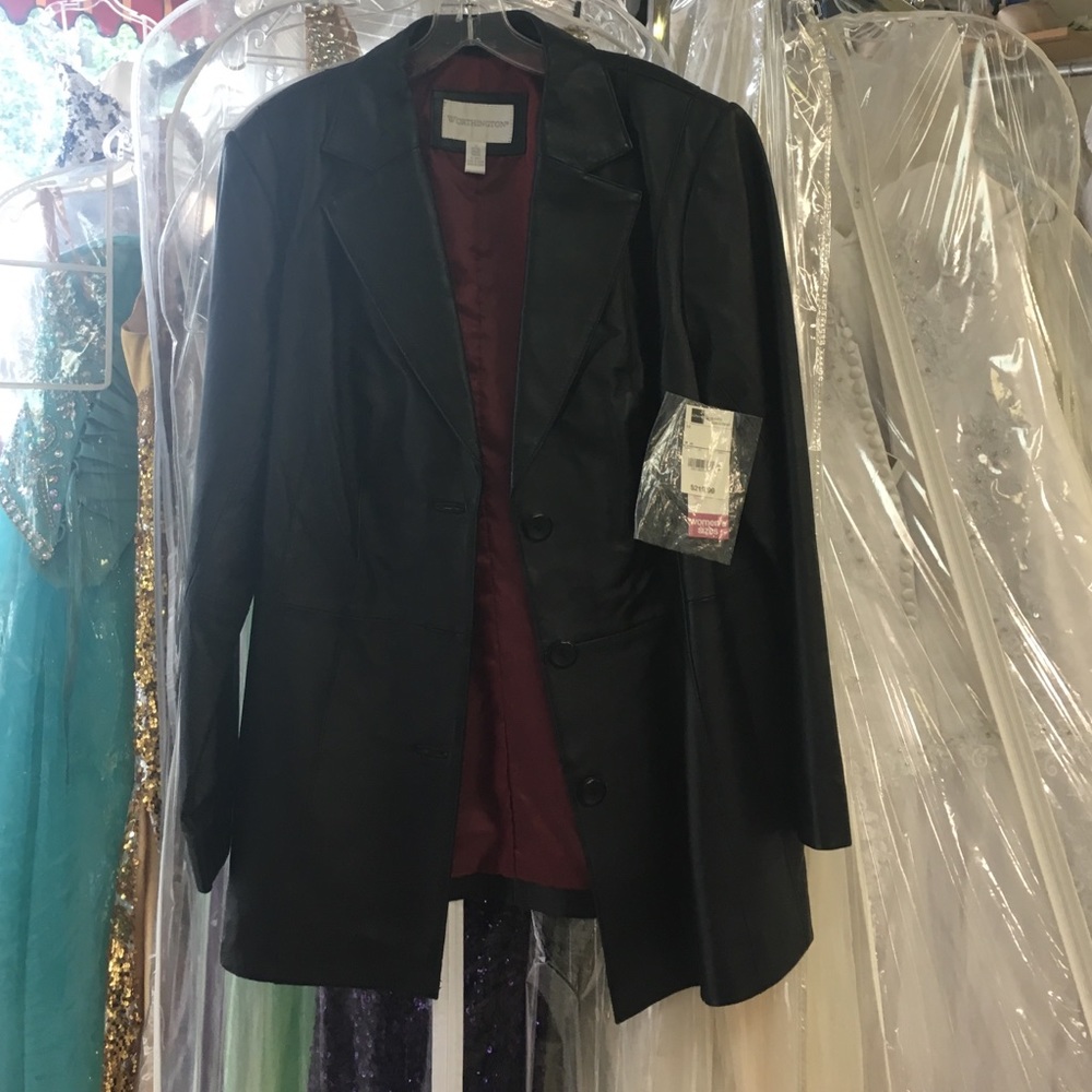 Ladies leather jacket size 1X