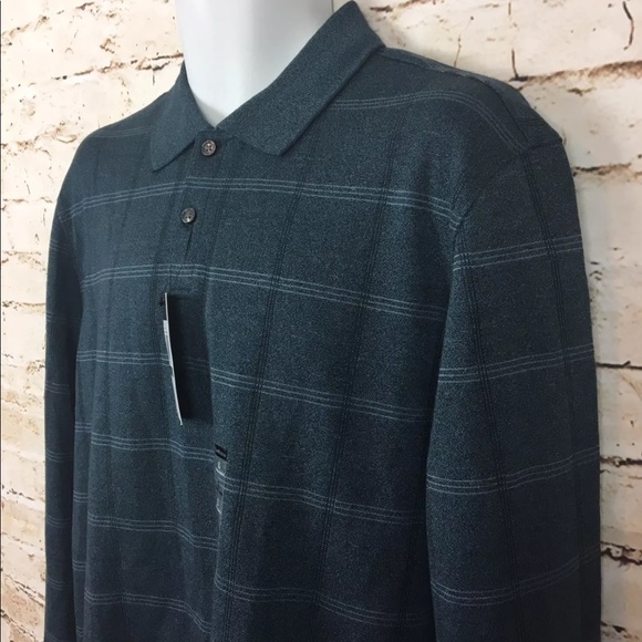Van Heusen Other - Van Heusen Long Sleeve Polo Shirt Button Up