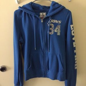 Detroit Lions PINK hoodie.
