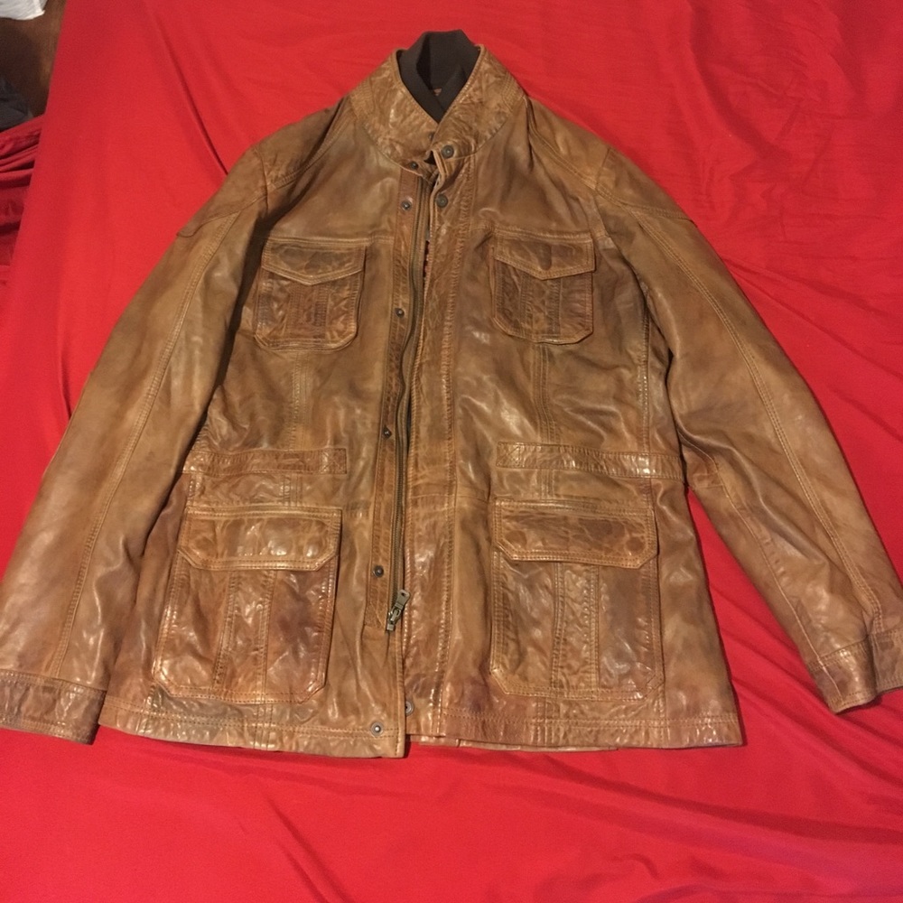 Carbon2Cobalt Back Roads Leather Car Coat