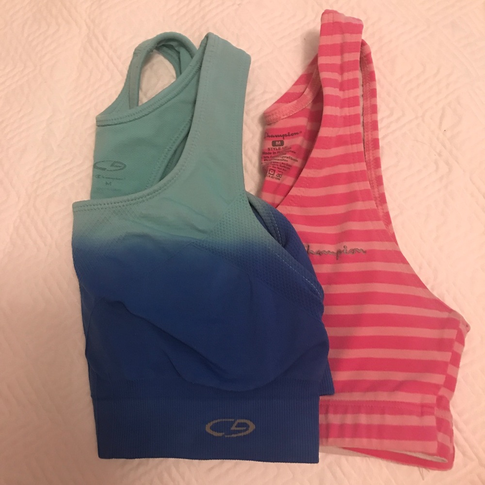 Set of Champion sports bras