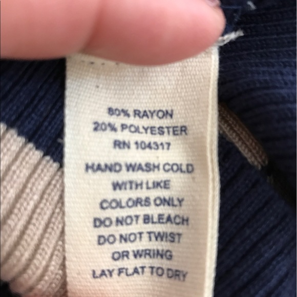 🎀Elegant Navy Striped Dress🎀 - Picture 4 of 4