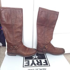 Frye Phillip Harness Tall Boots