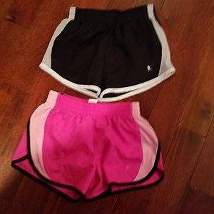 Girls jogging shorts sold as a set