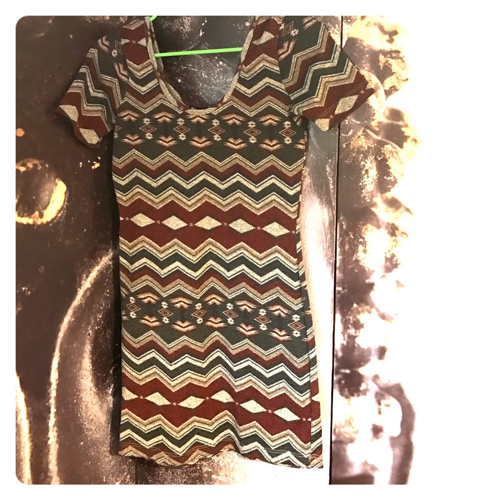 Aztec Vintage Mini Dress