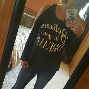 Cold Shoulder Sweater