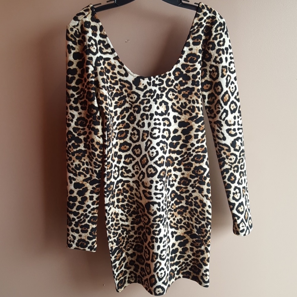 Cheetah print dress
