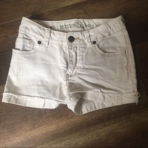 Girls white shorts