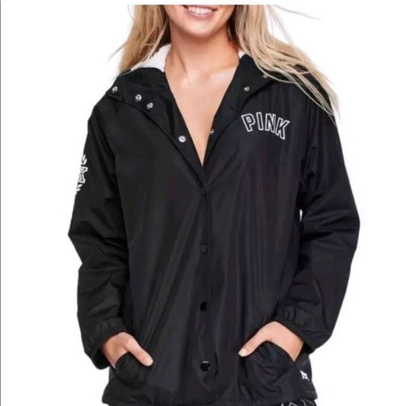 sherpa lined coaches jacket