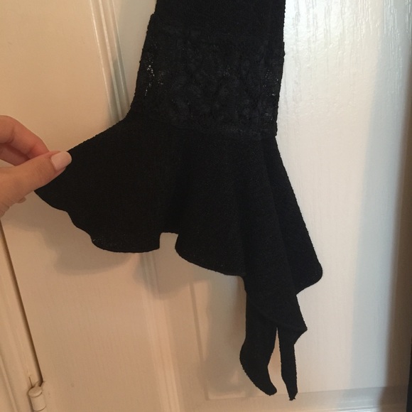 Black Dress with Lace - Picture 4 of 8