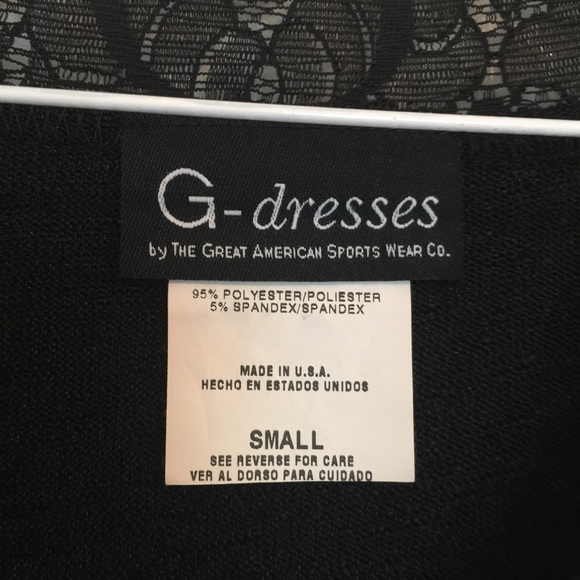 Black Dress with Lace - Picture 6 of 8