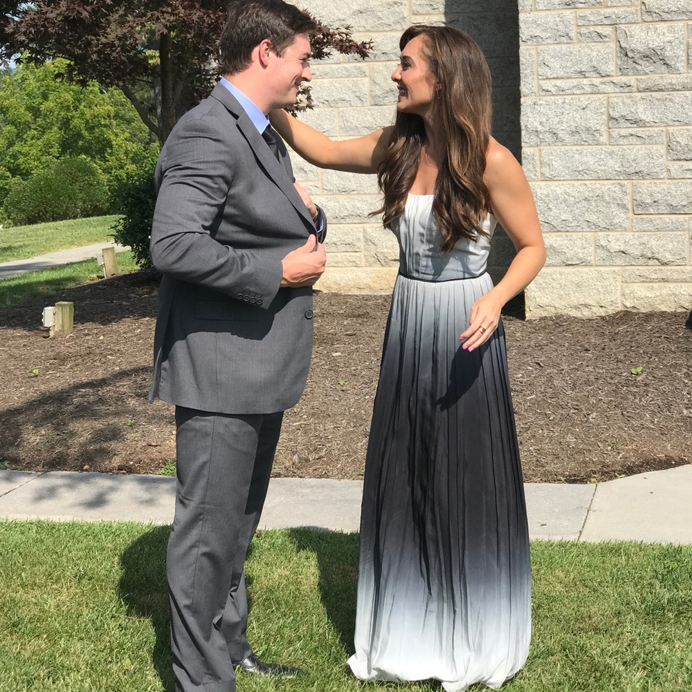 Milly Monica ombré strapless maxi gown - Picture 2 of 5