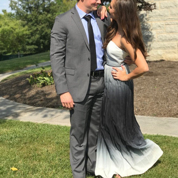 Milly Monica ombré strapless maxi gown - Picture 3 of 5