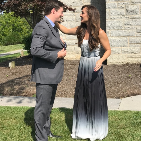 Milly Monica ombré strapless maxi gown - Picture 2 of 5