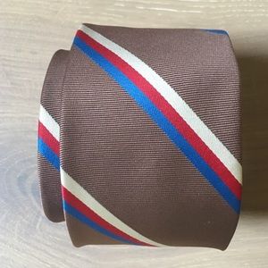 Bundled... Men's Ties | tan stripped