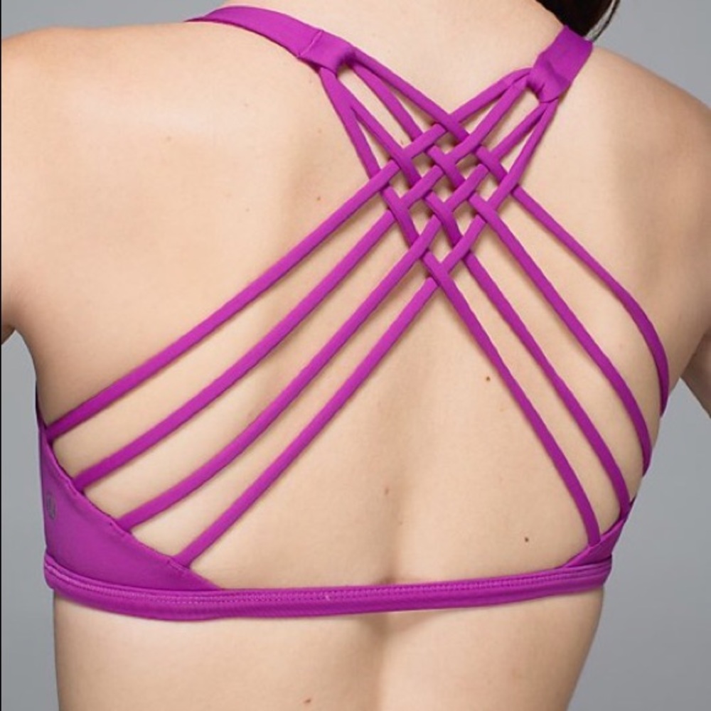 Lululemon Ultraviolet Free To Be Wild Bra, sz10