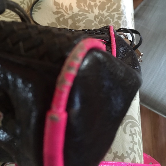 Rebecca Minkoff Black and pink bag. Used - Picture 5 of 6