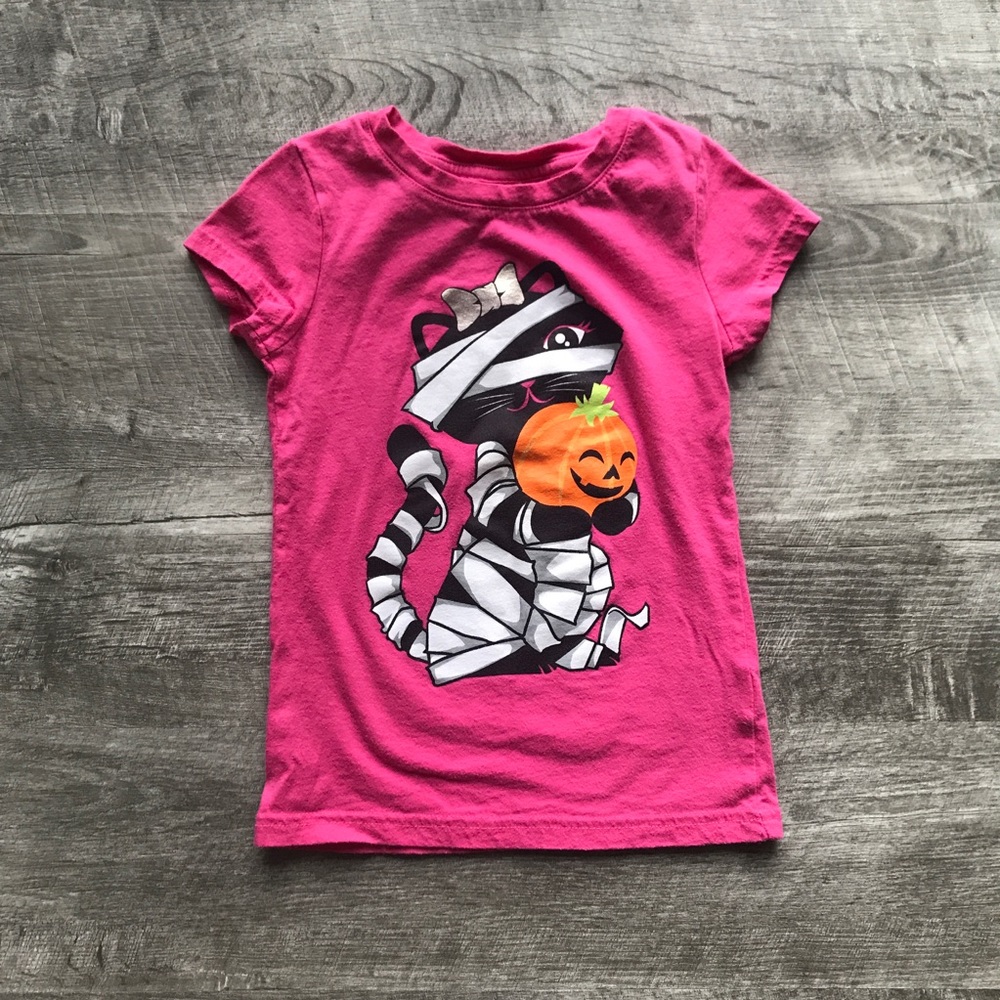 Adorable Cat Mummy Halloween T-Shirt