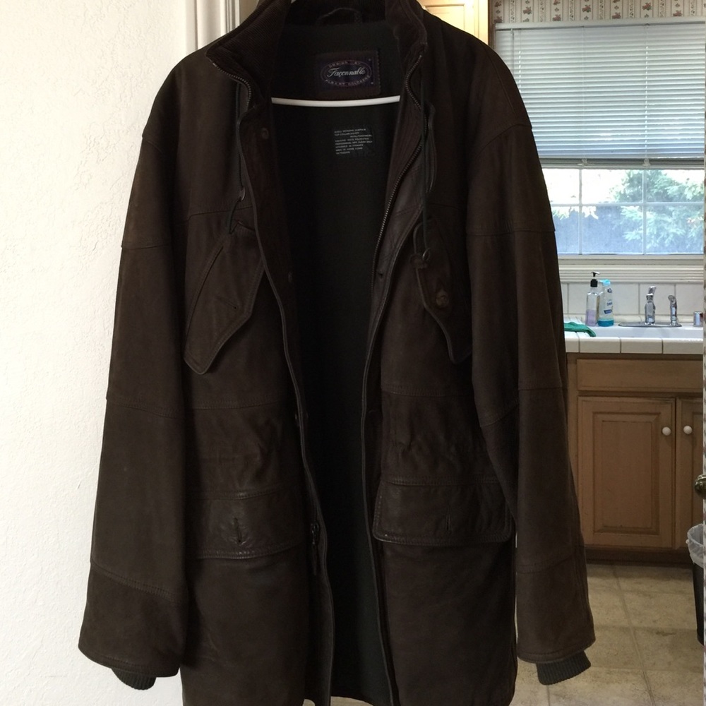 Used suade men's jacket