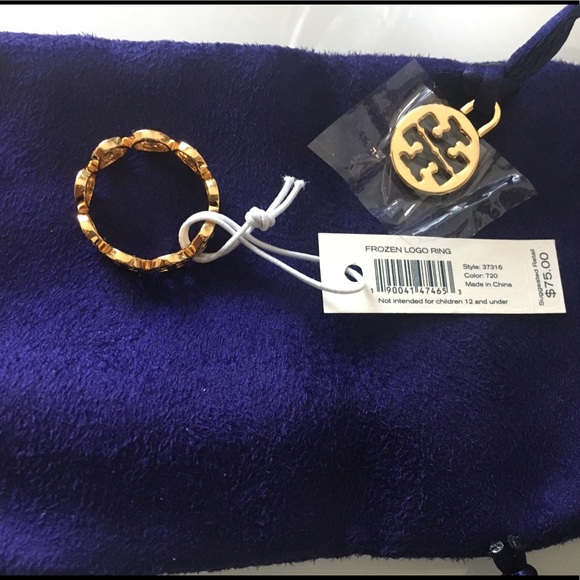 Tory Burch Jewelry - Tory Burch Logo Ring size 7