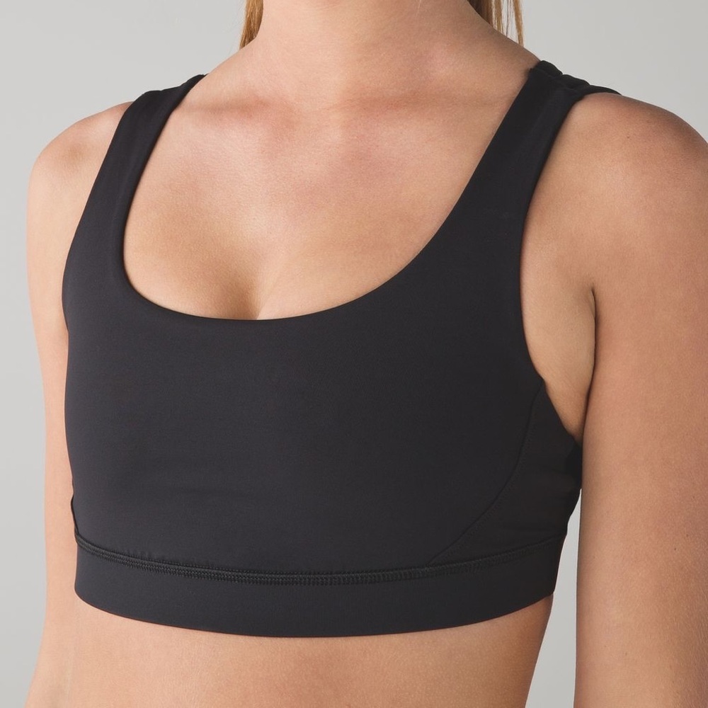 Luluemon Black Energy Bra, Size 10