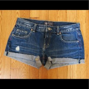VICTORIAS SECRET PINK Denim Jean Shorts NWT Size 6