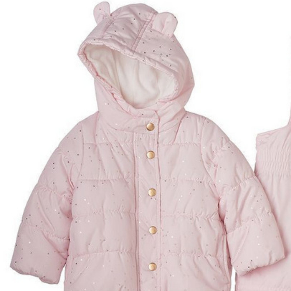Gold and Pink snow jacket