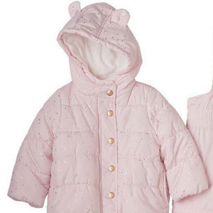 Gold and Pink snow jacket