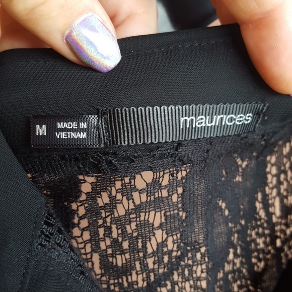 Printed sheer blouse - Picture 6 of 6