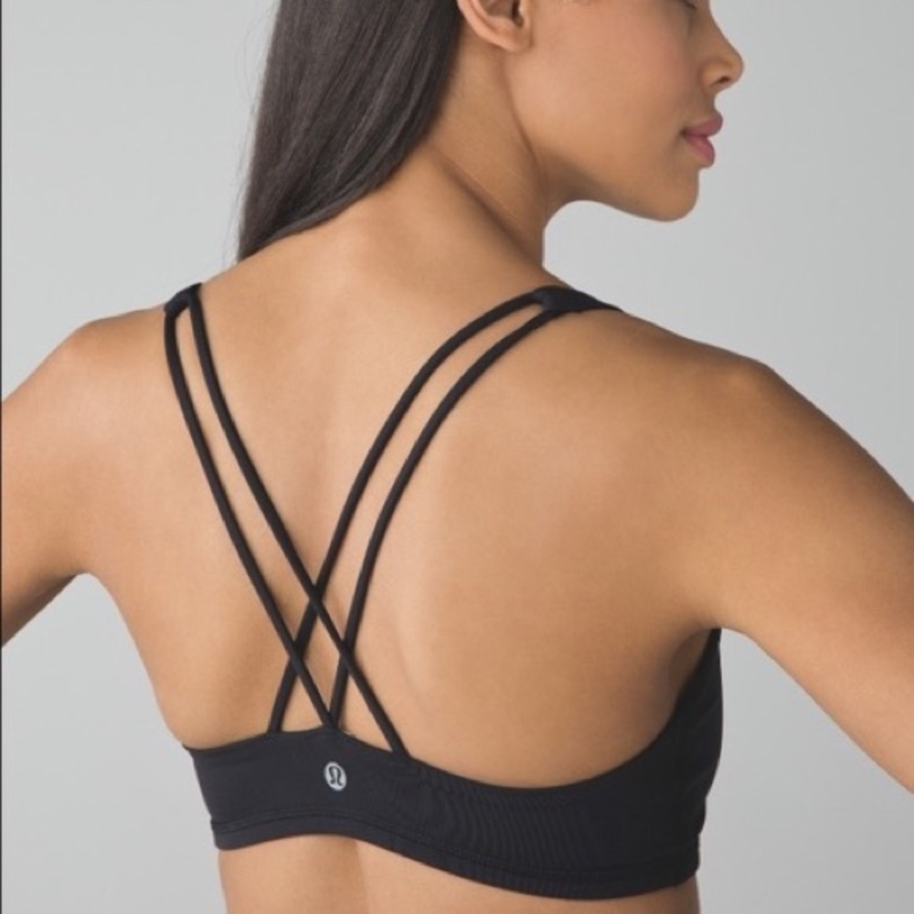 Lululemon Black Free To Be Bra, sz10
