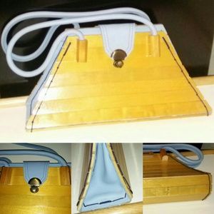 Leather Wood Handbag Handmade Dinorah Originals?