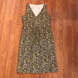 J. Crew Fabiola Dress in Abstract Leopard