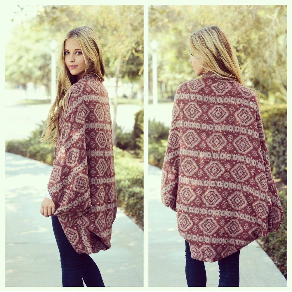 Kimono with arm holes!