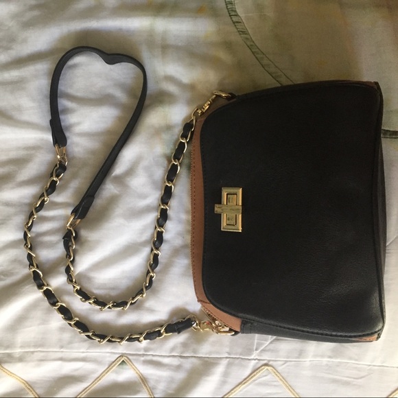 Handbags - Black and brown cross body bag