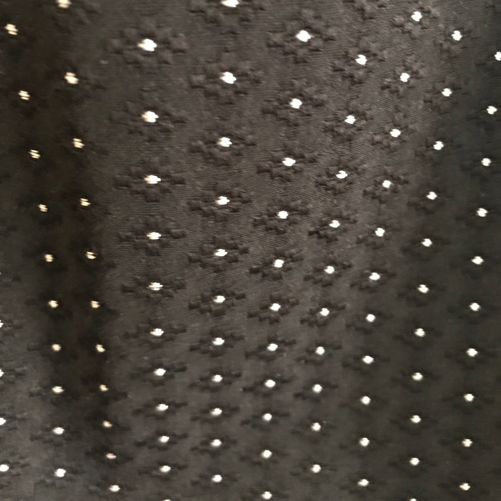 Black Flair Dress with Silver Dots - Picture 3 of 3