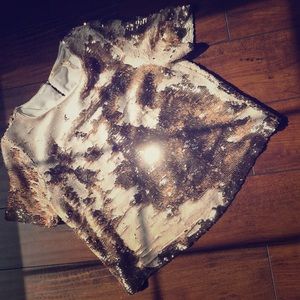 Chelsea & violet gold sequin top