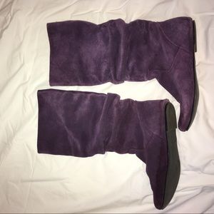Steve Madden Boots, Purple Suede