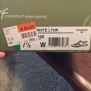 Natural soul sandals