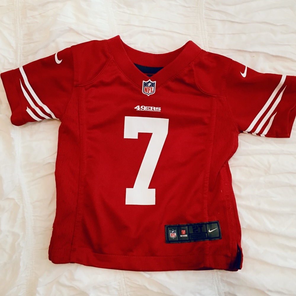 🏈 NFL 49er toddler jersey - 2T number 7 🏈