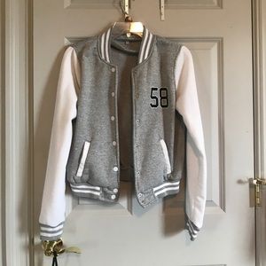 Charlotte Russe button up sweatshirt