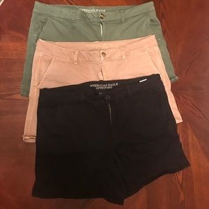 American eagle midi short size 18