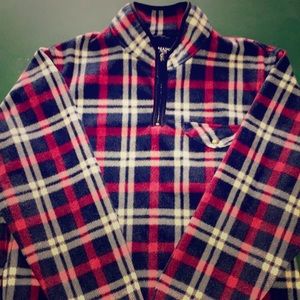 Chaps Sweat Shirt: Quarter Zip