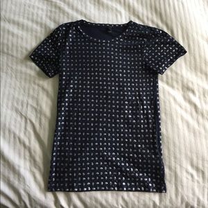 Sparkly J Crew t-shirt