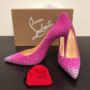 CHRISTIAN LOUBOUTIN Degrastrass Suede Pumps