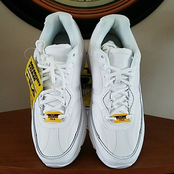 Fila Memory Workshift Slip Resistant Work Shoes - Picture 2 of 4