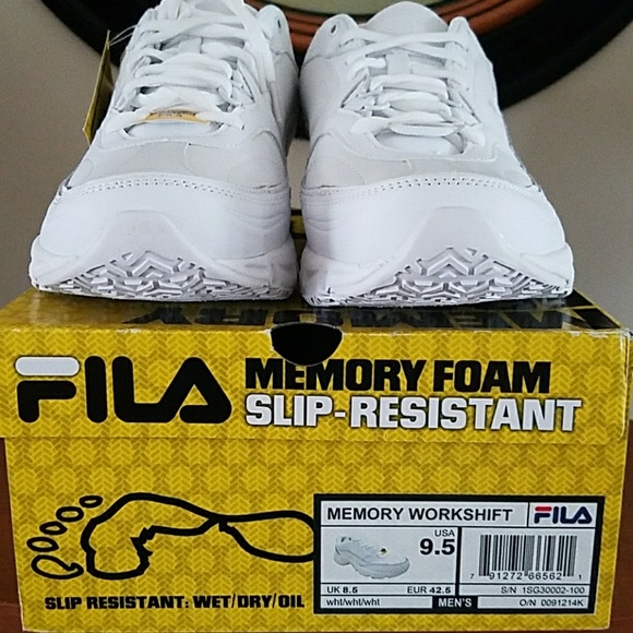 Fila Memory Workshift Slip Resistant Work Shoes - Picture 4 of 4